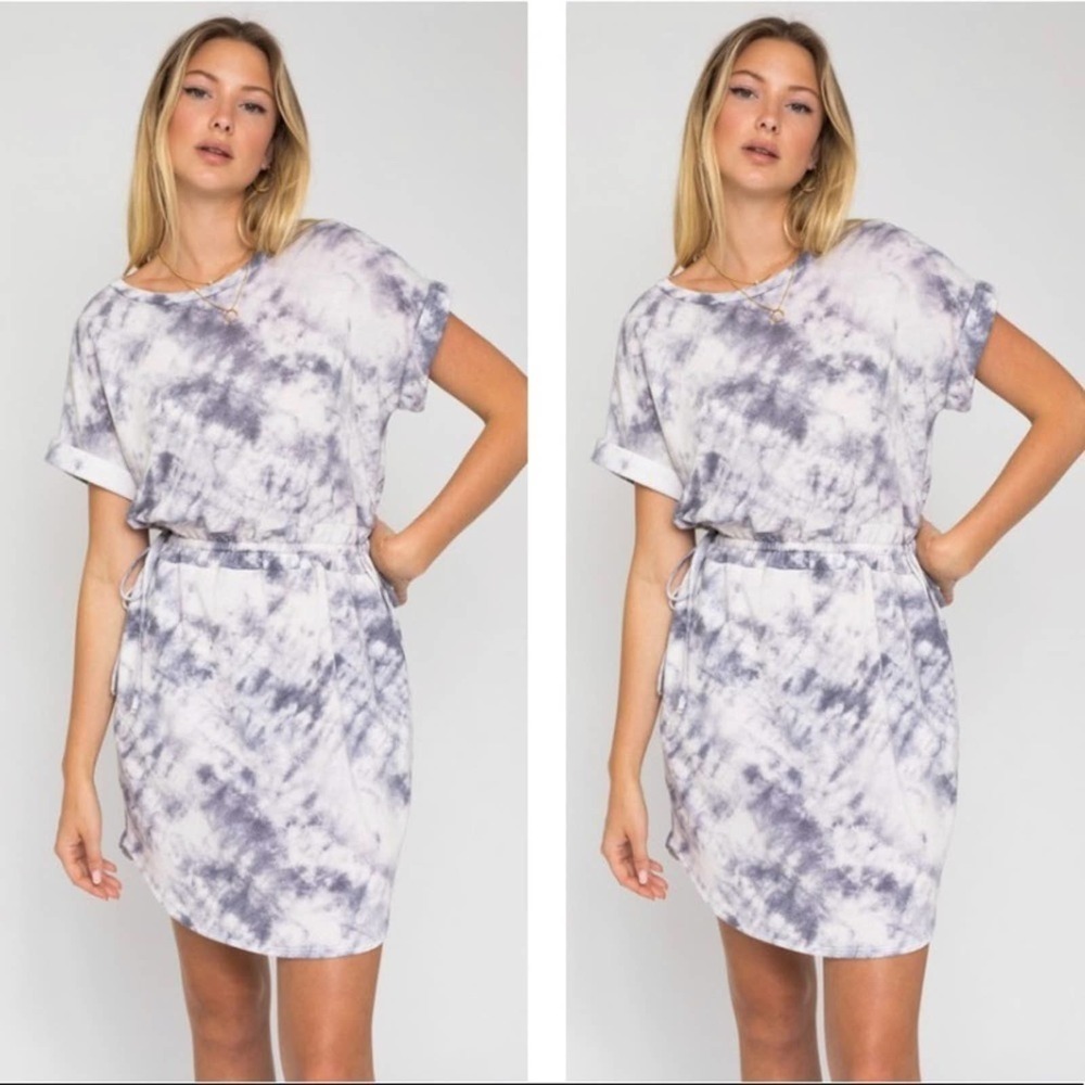 Easy Going Mood Tie Dye Mini Dress - Picture 3 of 4